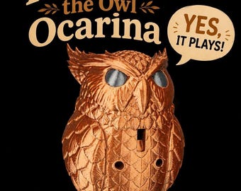 Hootini The Owl Ocarina That Really Plays!