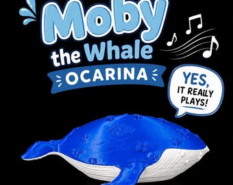 Moby The Whale Ocarina That Really Plays!