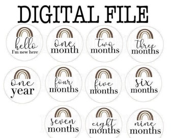 Free Free 212 Baby Milestone Cards Svg SVG PNG EPS DXF File