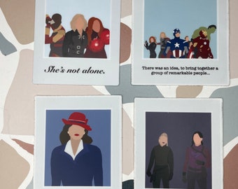 Heroes Polaroid Moment Sticker