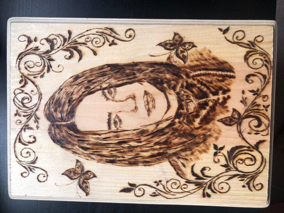 Wood Burning Pyrography Engraving Handmade Wall Decor Etsy