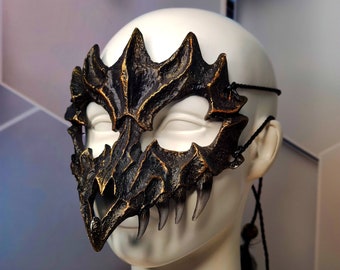 Máscara de Esqueleto de Pássaro, Fantasia Polida para Cosplay