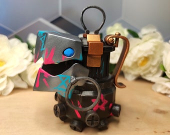 Adereço de cosplay de granada: finalizado e pintado, League of Legends Arcane