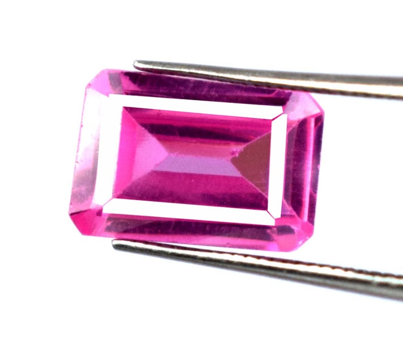 Father/'s Day Discount 7.70 Ct Pink Kunzite Natural Loose Gemstone Emerald Cut IGL Certified C2921