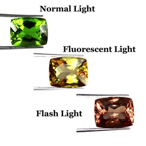 Season End Sale 10.20 Ct Color Changing Zultanite 100/% Natural Gemstone Cushion Cut AGI Certified Y2372