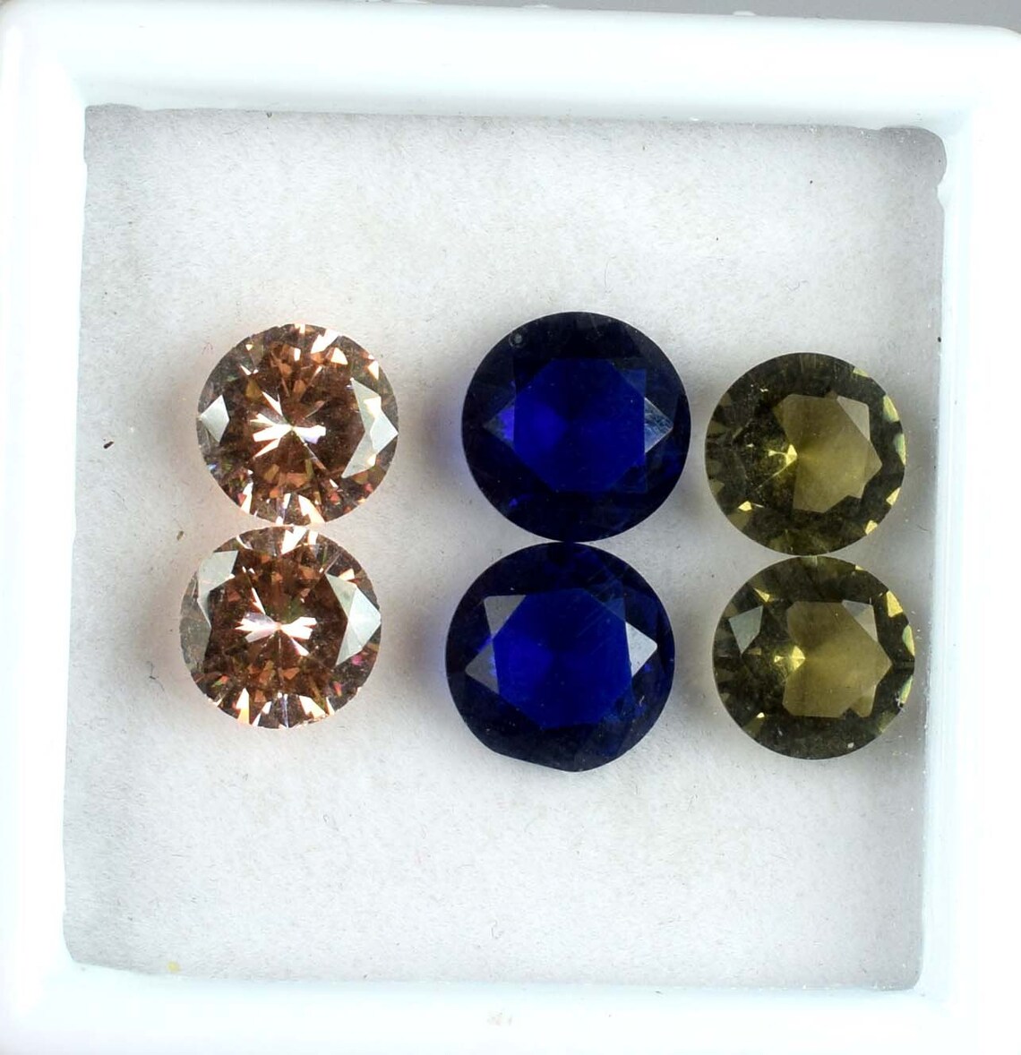 Runder brauner Saphir Tansanit & Mali Granat 1355 Ct/6 Stk | Etsy