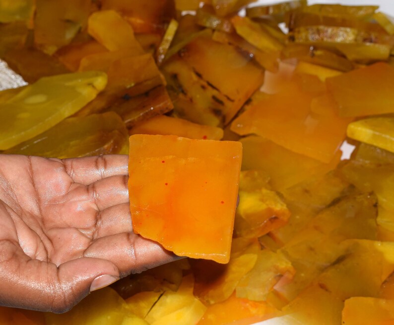 Natural Yellow Sapphire 3000 Ct Madagascar Collector/'s Gemstone Slab Rough Lot