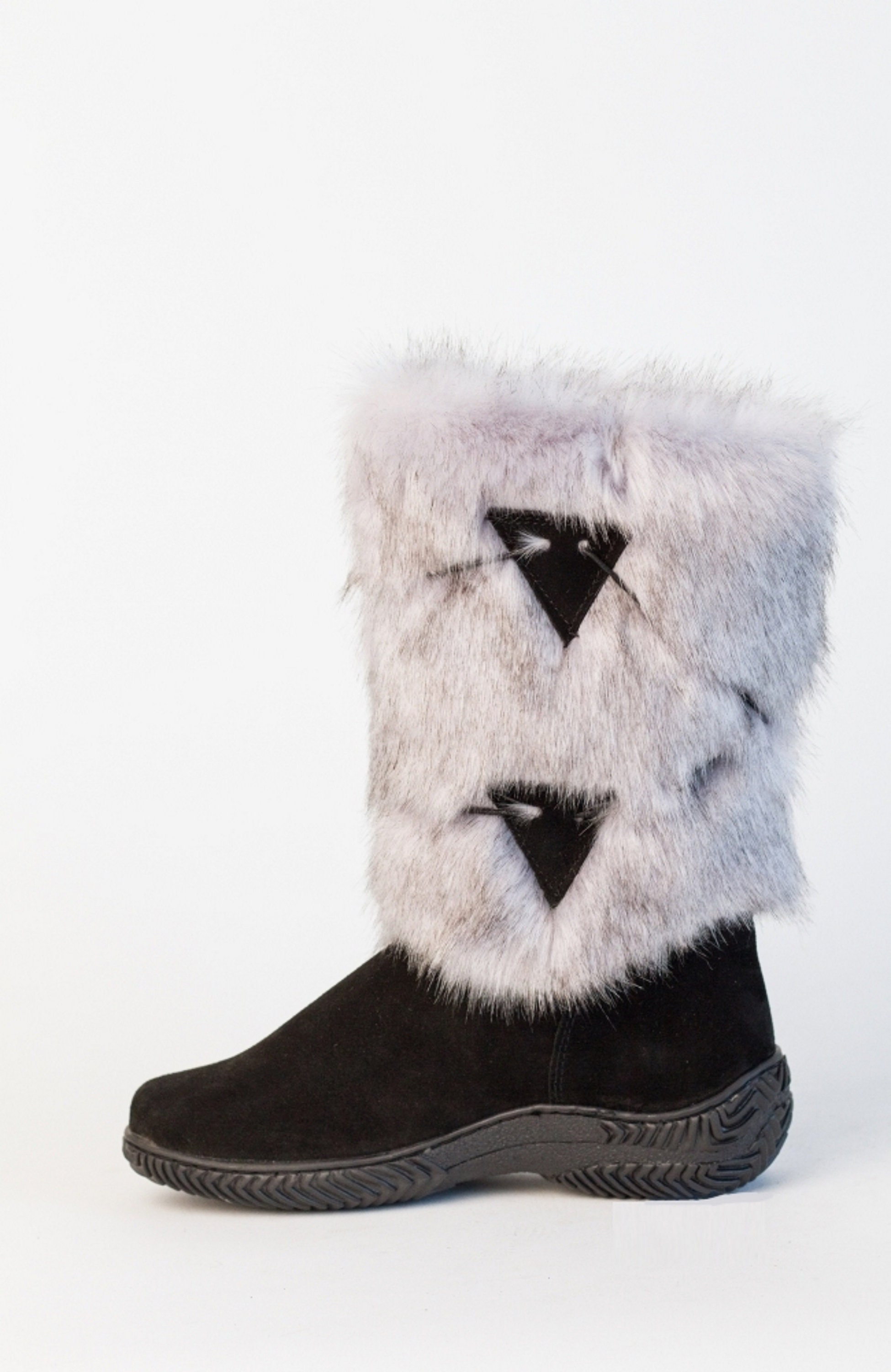 Russian women's boots high fur boots natural sheepskin Etsy