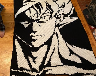 Anime afghan pattern only