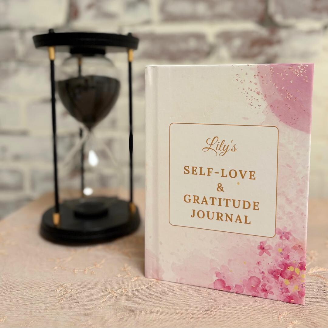 Personalized Gratitude Journal Custom Name Self Love Notebook Diary ...