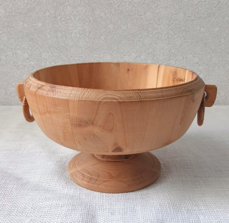Vintage Wooden Candy Dish with Lid / Rustic Jewelry Trinket Etsy