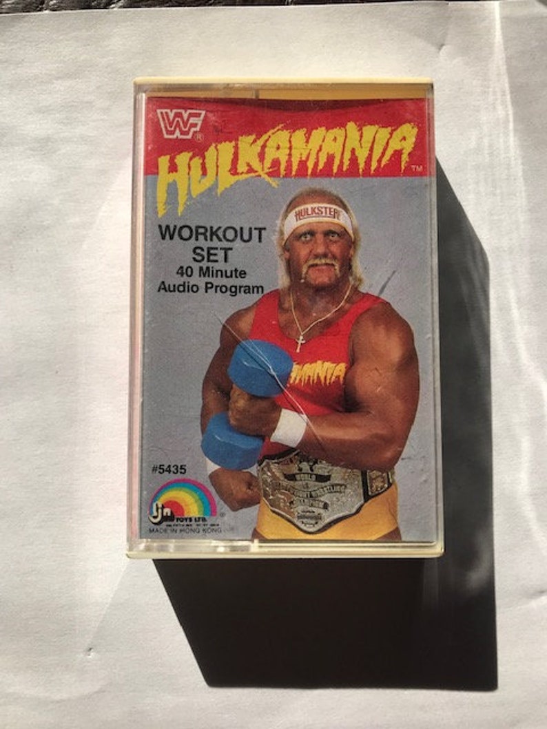 Vintage Hulkamania Workout Set 40 Min Cassette Tape | Etsy