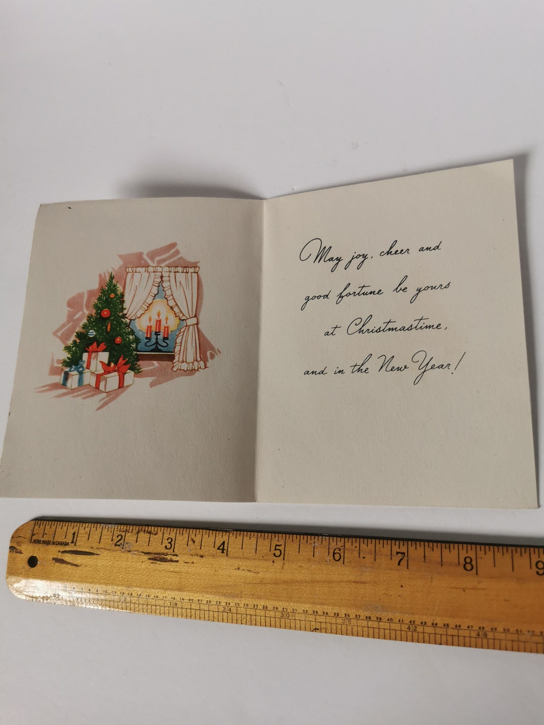 Antique Christmas Card Etsy