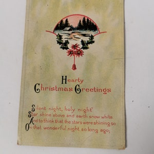 Carte postale de Noël antique