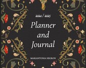 2024-2025 Digital Planner and Journal Combo. Simple easy to use habit tracker, hydration tracker, TBR tracker, daily journal, food diary