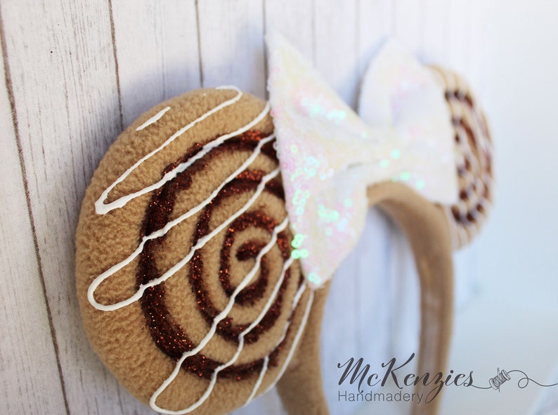Cinnamon Roll Inspired Minnie Mouse Ears Disney Sweets Minnie Etsy