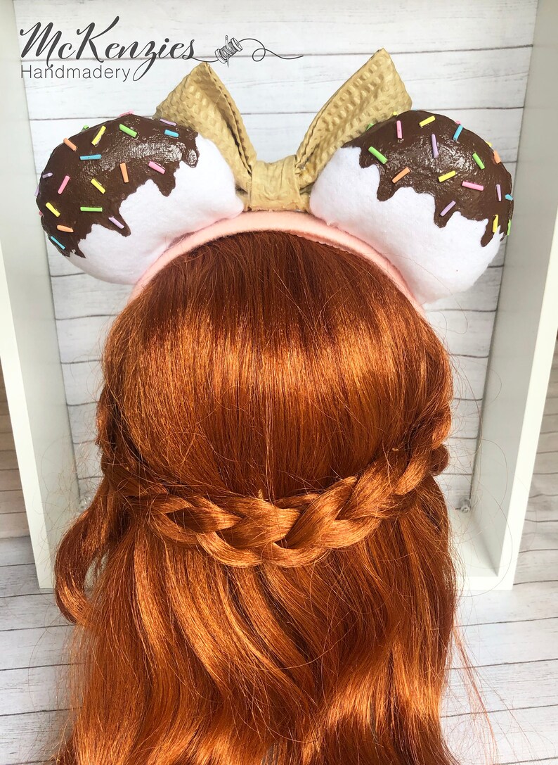 Ice Cream Minnie Mouse Ears Ice Cream Sundae Minnie Ears Etsy