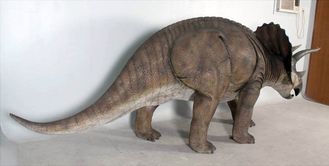 Triceratops Life-Size Statue 14' Feet Long | Etsy