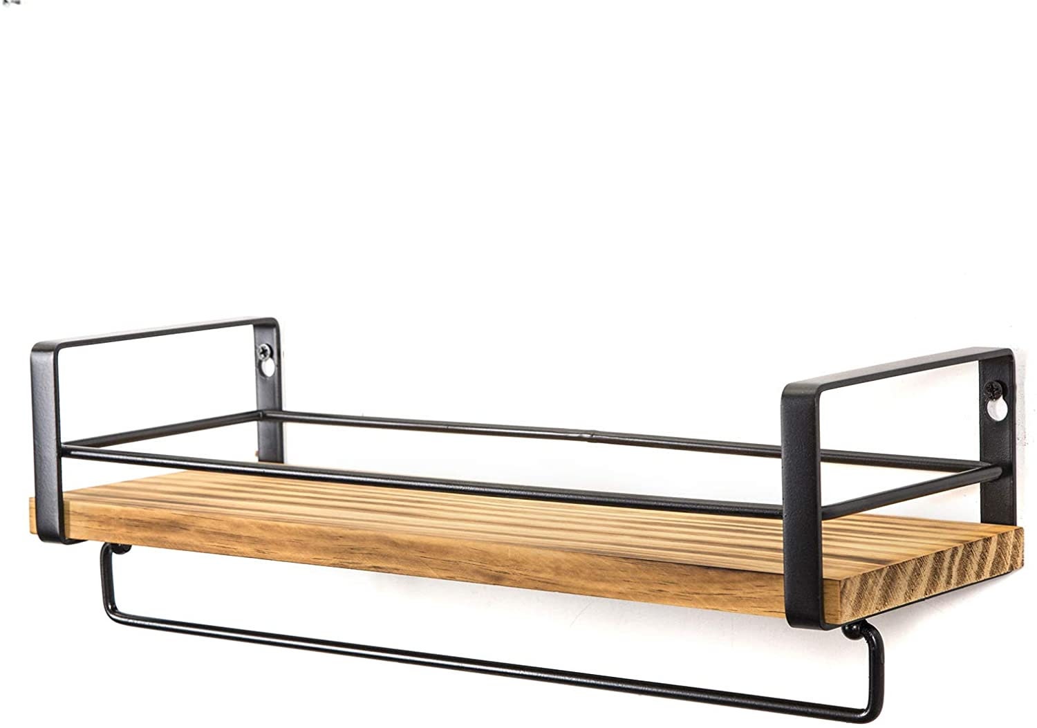 Rustikale Küche Holz Wandregal Gewürz Rack Regal mit Handtuch | Etsy