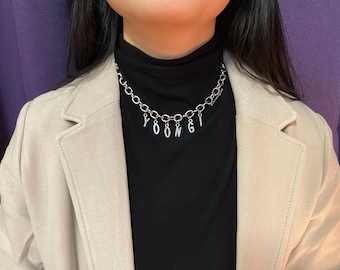BTS Charm Necklace/Choker - Yoongi (SUGA & Agust D)