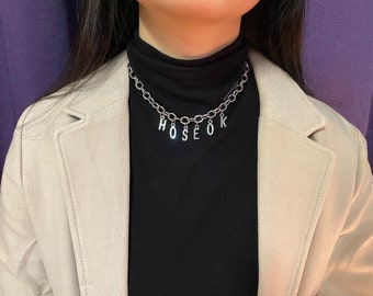 BTS Charm Necklace/Choker - Hoseok (JHope & Hobi)