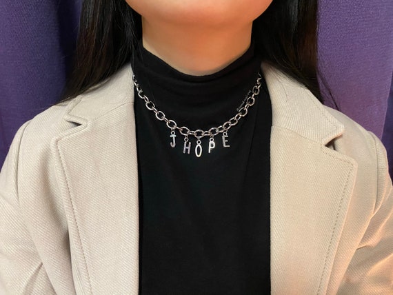 BTS J-Hope Hoseok Hobi Inspired Lockit Pendant Necklace