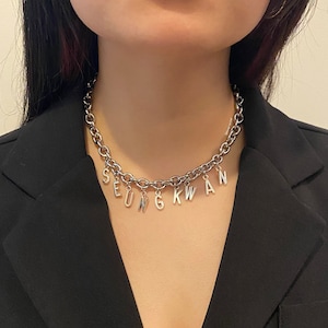 Seventeen Charm Necklace/Choker - Seungkwan