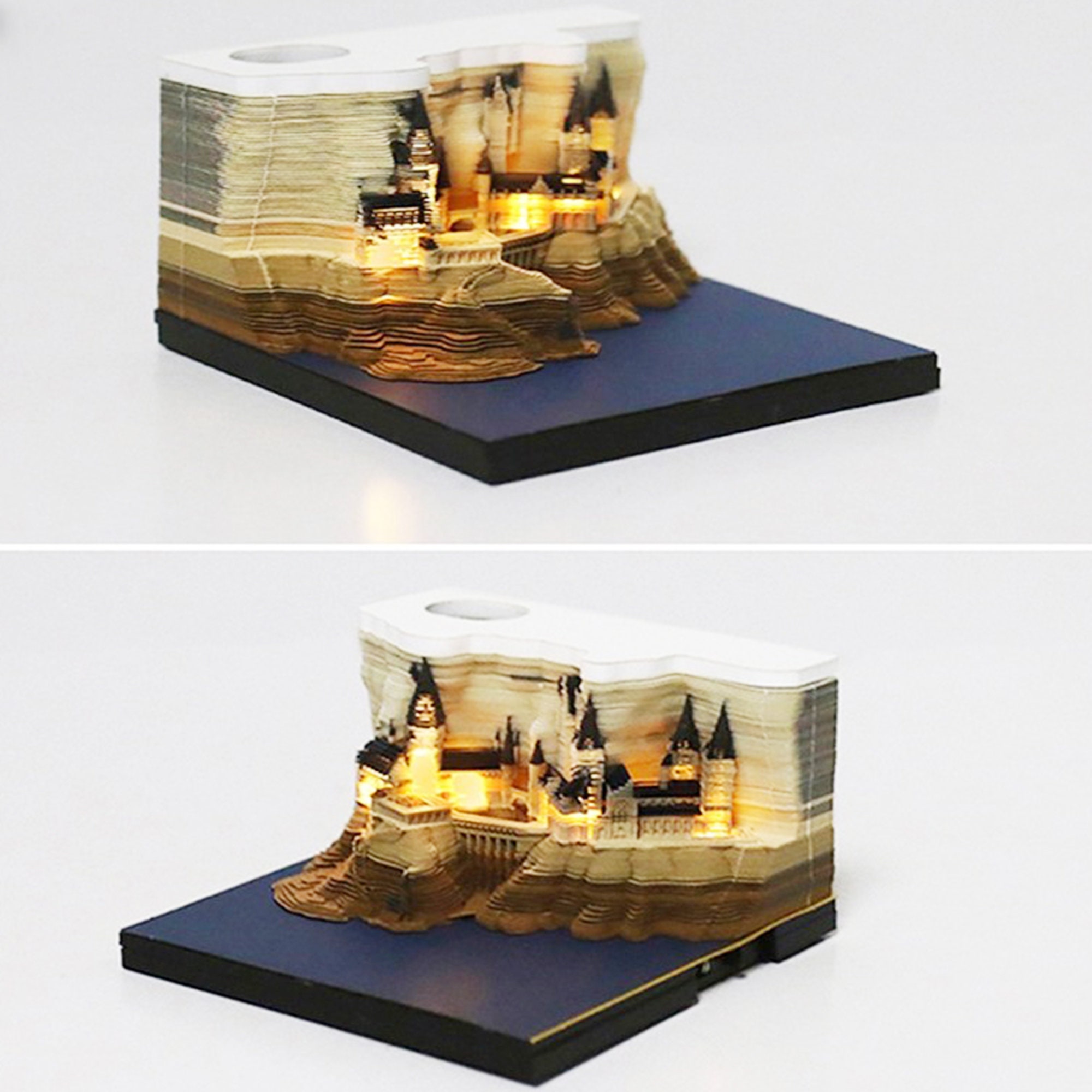 3D Castle Calendar 2024 With Light Home Decoration - Etsy