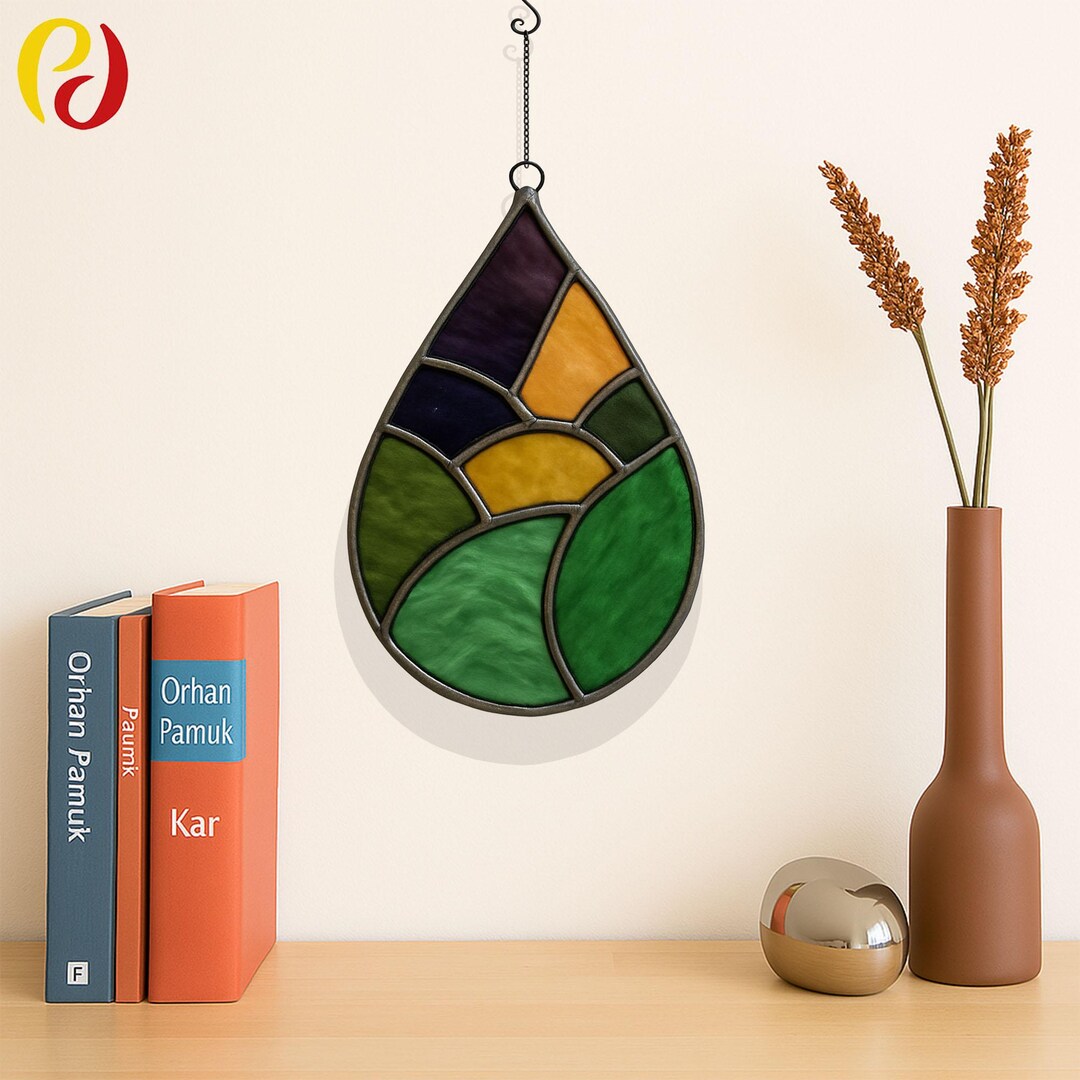 ステンドグラス　ぽここ ステンドグラス ぽここ Stained glass-pendant Break｜ARTWORKSTUDIO公式