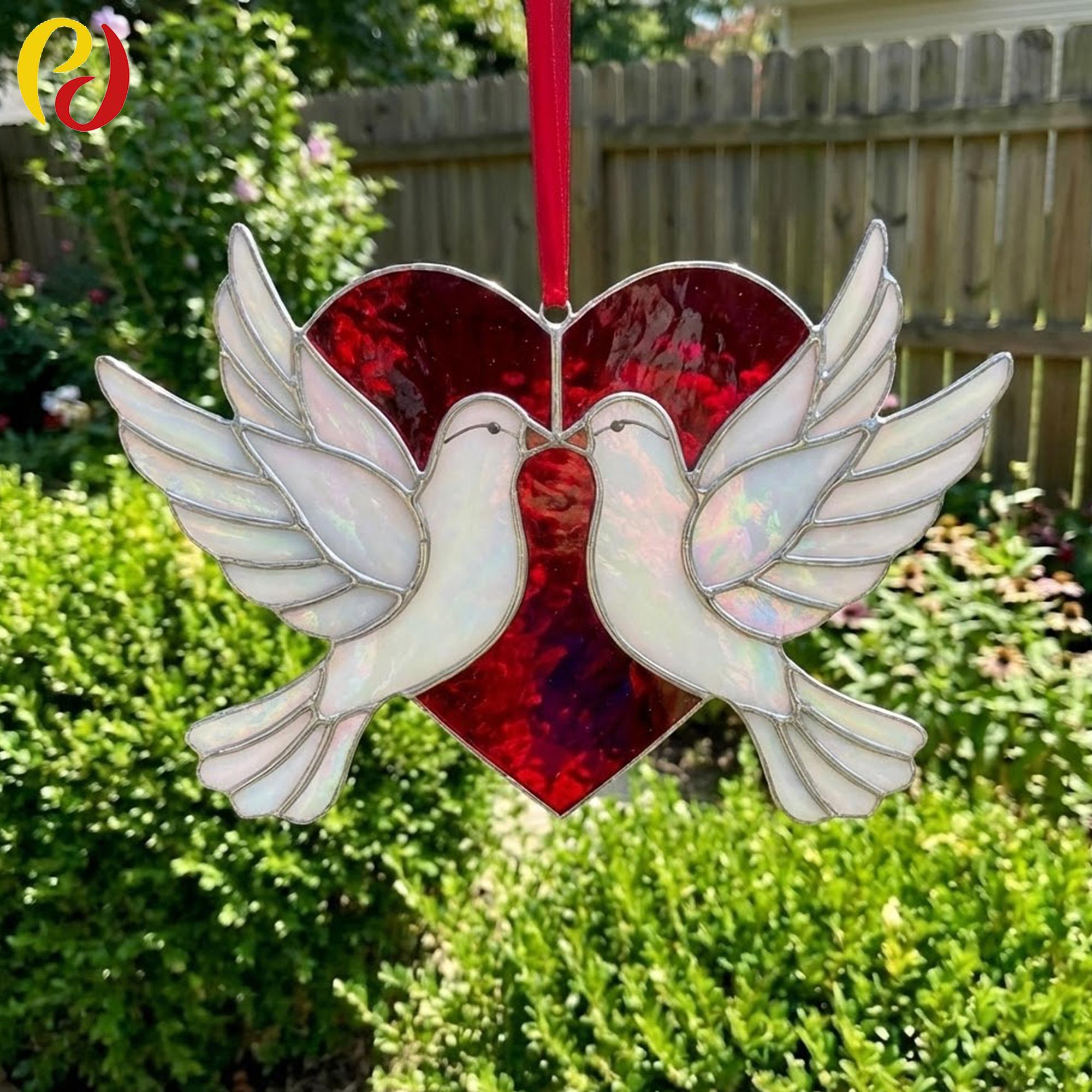 Glass Love Birds - Etsy