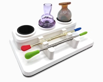 Triple Cap x Double Tool Rack (White)