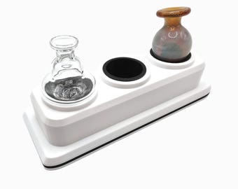 Triple (3x) Silicone Cap Holder (White)