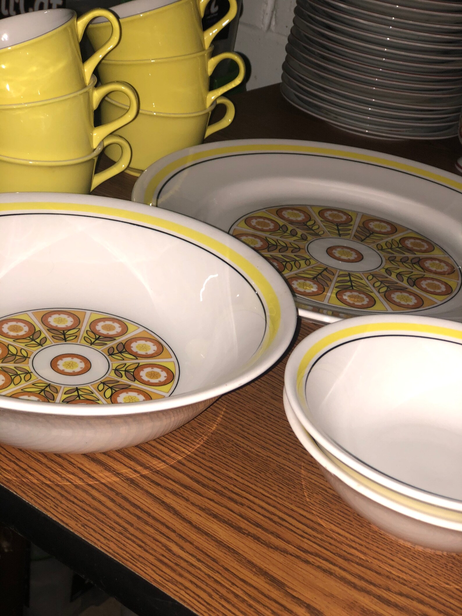 Nikko ironstone yellow dinnerware set Etsy