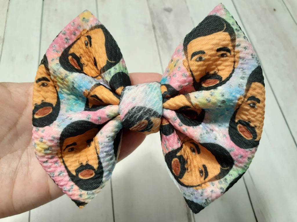 Favorite rapper headwrap bow or nylon/clip Etsy