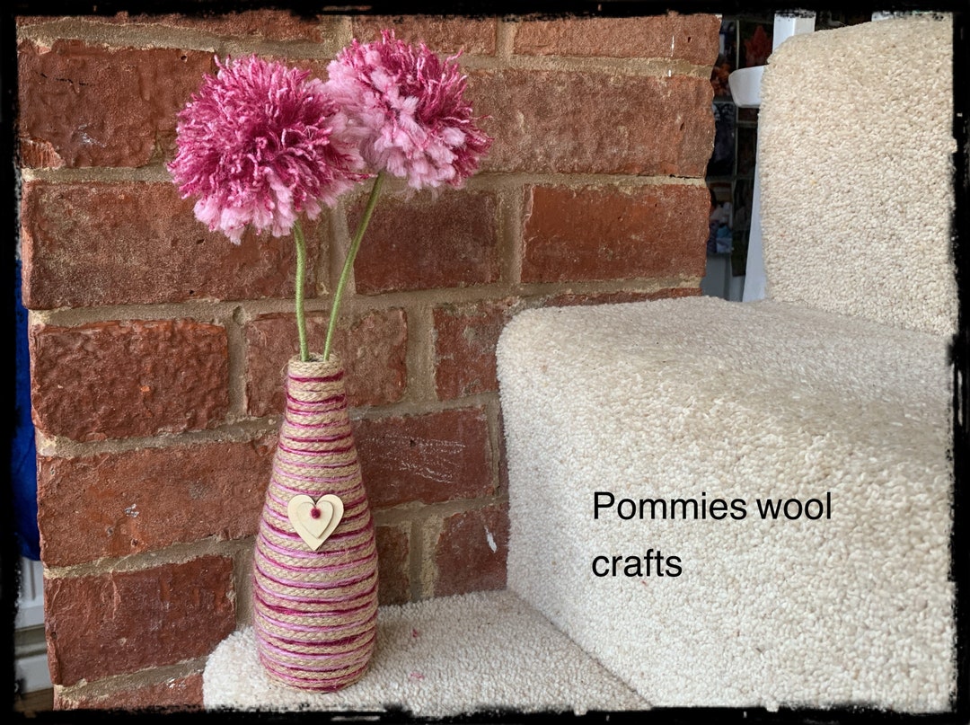 Pom Pom Dahlia Flower/housewarming Gift/friendship/gift 4 Etsy