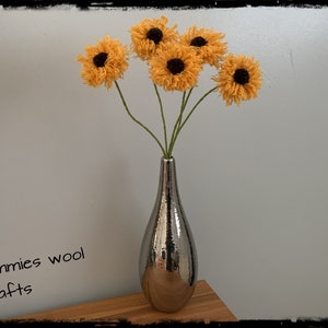 Daisies/Artificial flowers/Flowers for Bouquet /wool flopwers/Anniversary flowers/gifts for her/anniversary/mother/daughter/house warming