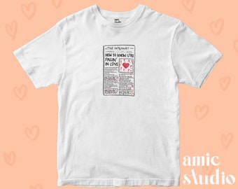 hate to be lame lizzy t shirt | how to know u'e falling in love, give me a minute, merch, cute tee, cropped t-shirt, baby tee