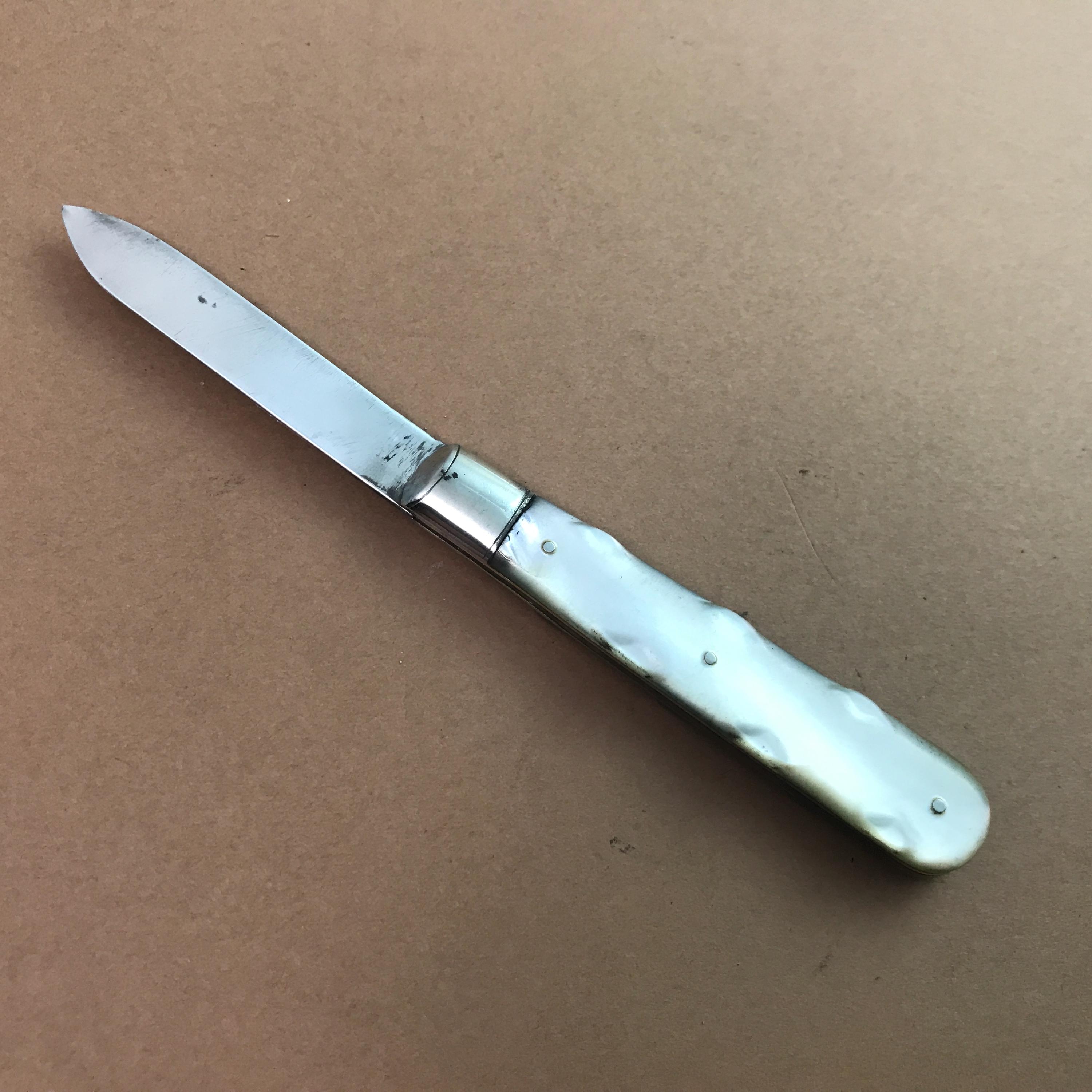 【Harrison Brothers】【純銀ハンドル】キングス　サーバーナイフ Harrison Brothers】【純銀ハンドル】キングス サーバーナイフ