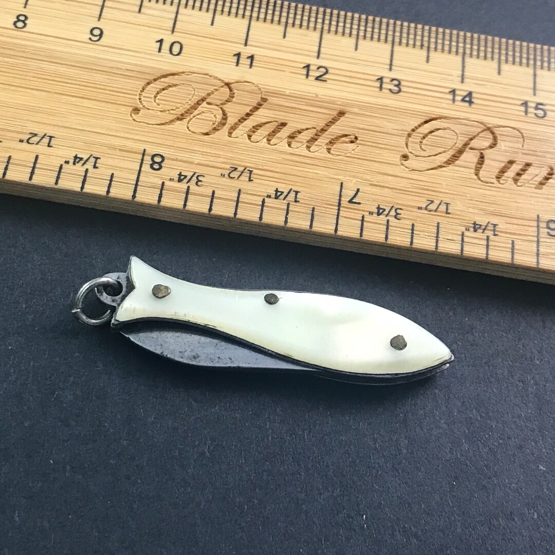 Miniature Souvenir Pocket Knife in the Shape of a Fish Etsy