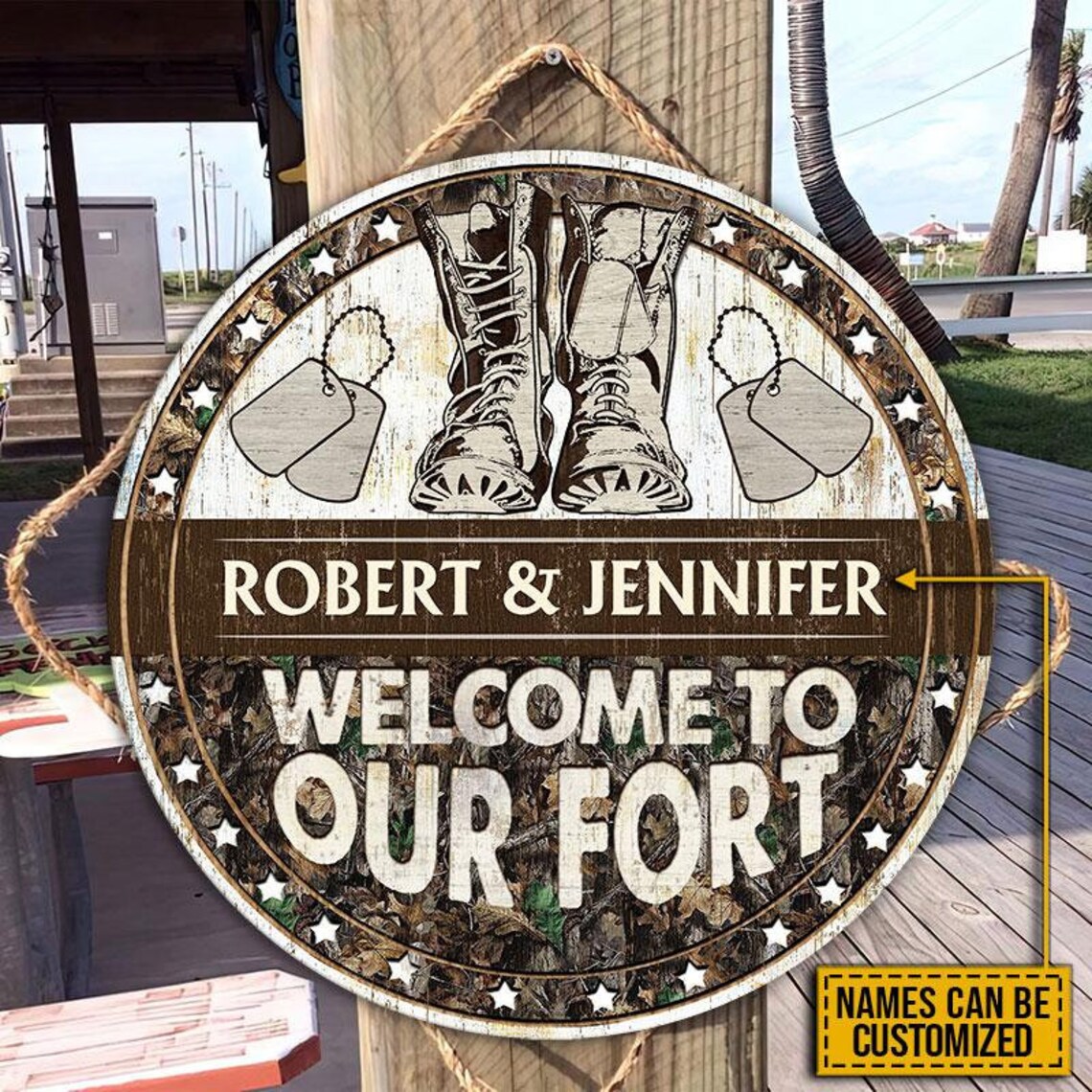 Personalized Veteran Wood Sign Welcome To Our Fort Etsy personalized-veteran-wood-sign-welcome-to-our-fort-etsy