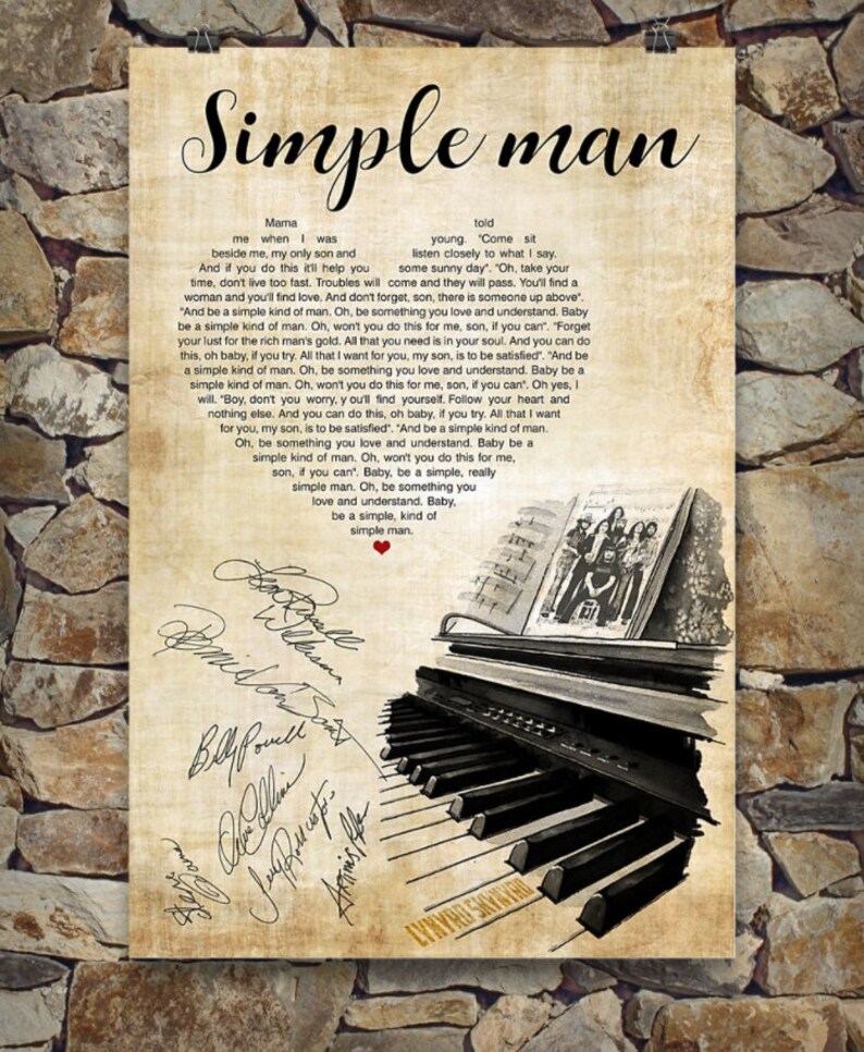Simple Man Lynyrd Skynyrd Lyrics Deutsch