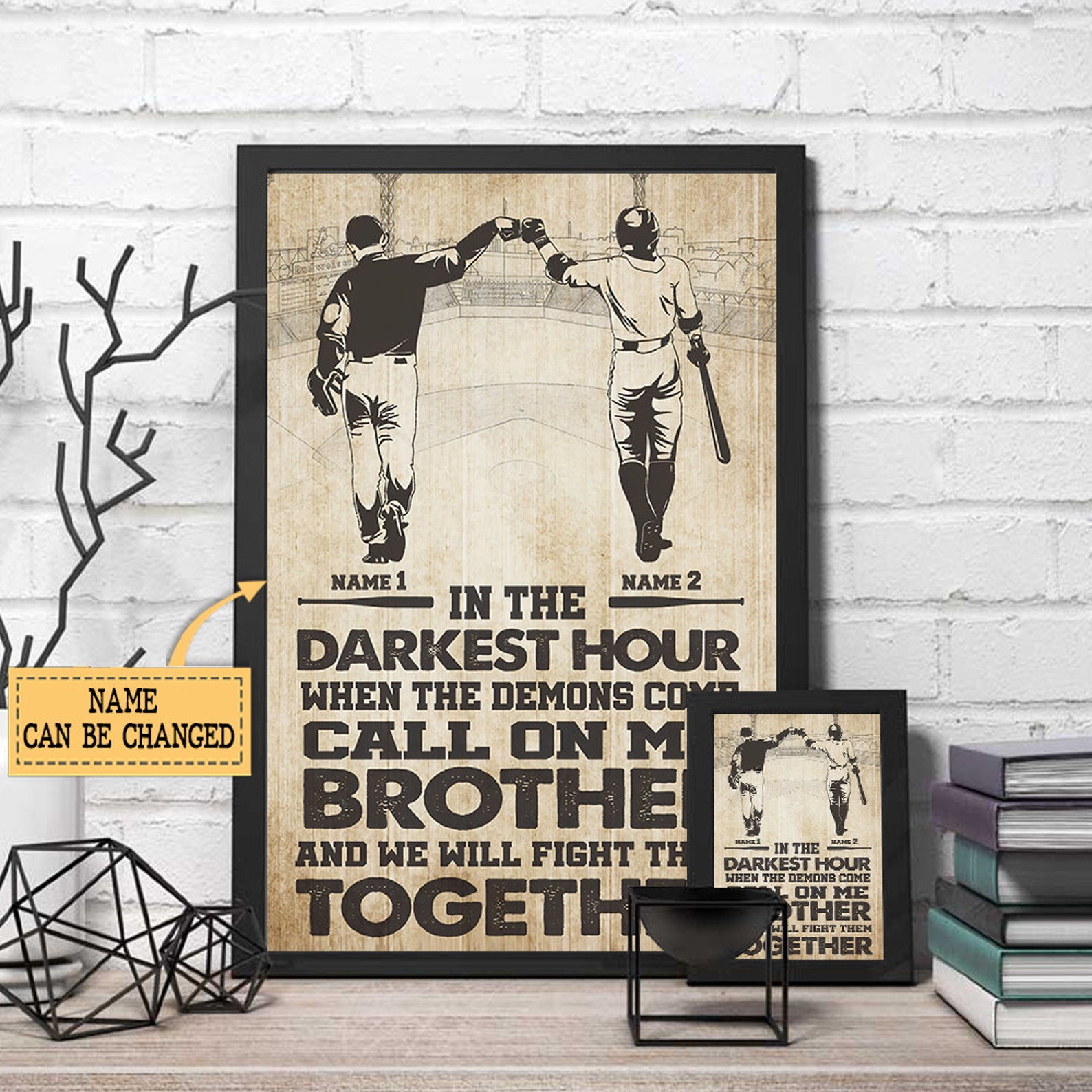 Personalized In The Darkest Hour When The Demons Come Call On | Etsy