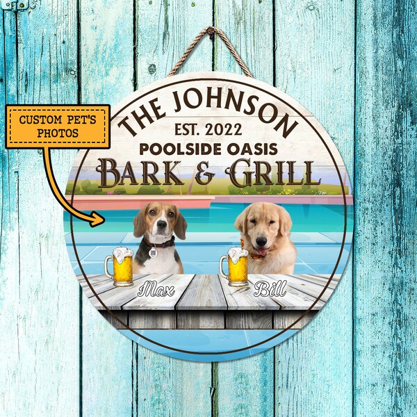 Funny Pool Signs Etsy