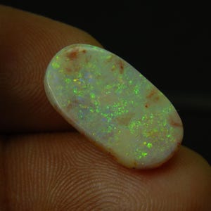 Handmade, Natural, Australian Opal, Gemstone, 5.15 Carat, Oval Shape, 1 pc, Loose Cabochon