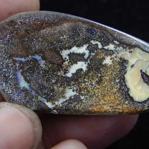 Handmade, Natural, Boulder Opal, Hand polished, Cabochon, 91.15 Carat, Fancy Shape, New Arrival