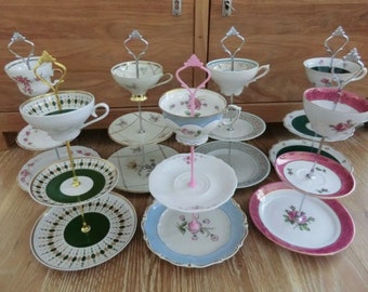 Cake stand made from collecting cups