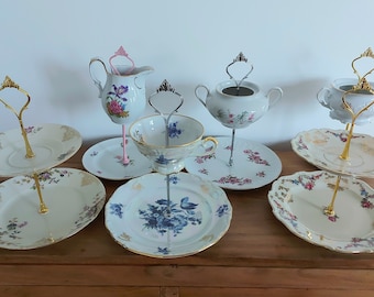 Cake stand made from collecting cups