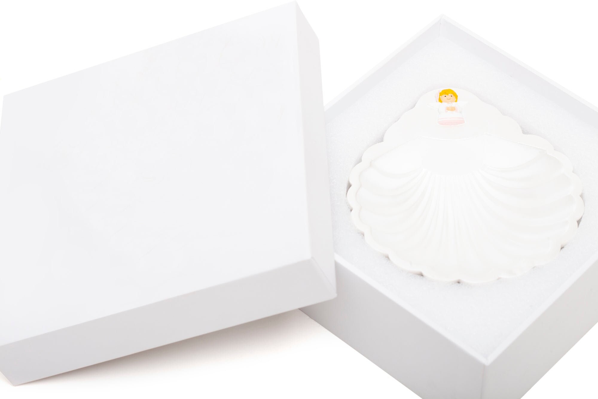 Guardian Angel Baptism Shell Girl | Catholic Christening Gift | Baby ...