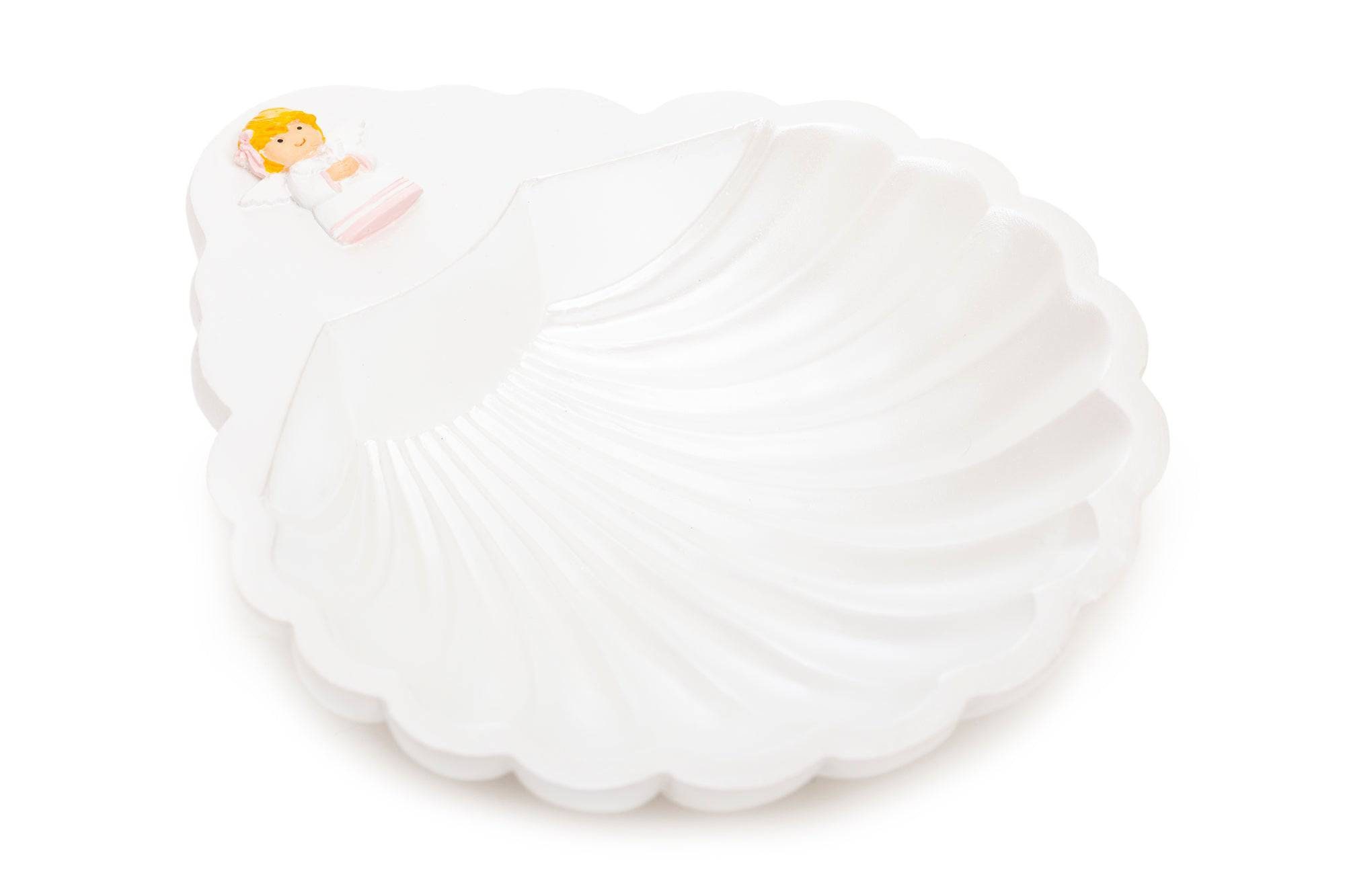 Guardian Angel Baptism Shell Girl | Catholic Christening Gift | Baby ...