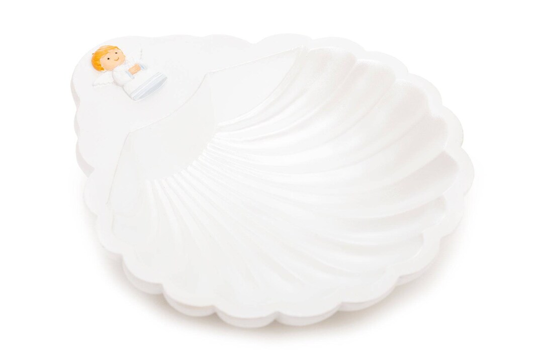 Guardian Angel Baptism Shell Boy | Catholic Christening Gift | Baby ...
